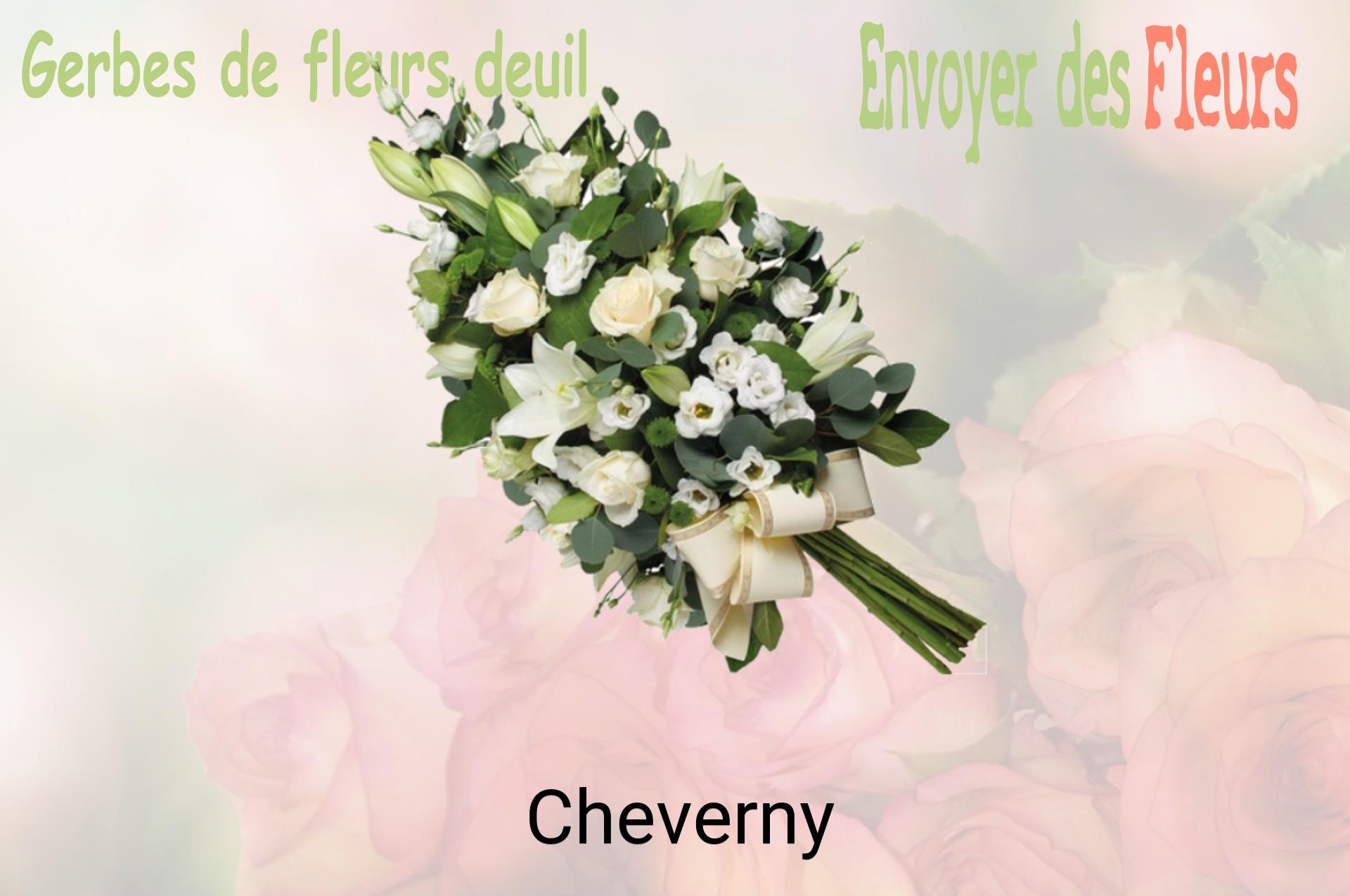 Gerbe de fleurs de deuil livrée à Cheverny